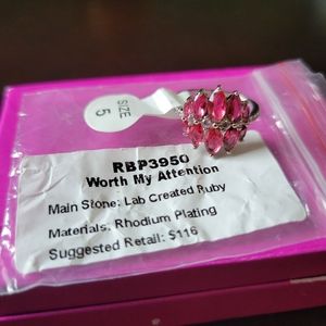 BOMBPARTY RING SIZE 5 NWT